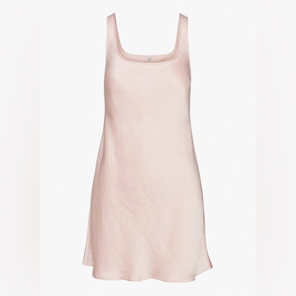 Aritzia Wilfred Tryst Dress in Poetic Pink